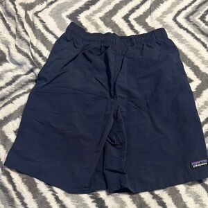 Patagonia Boys Dark Blue Athletic Shorts